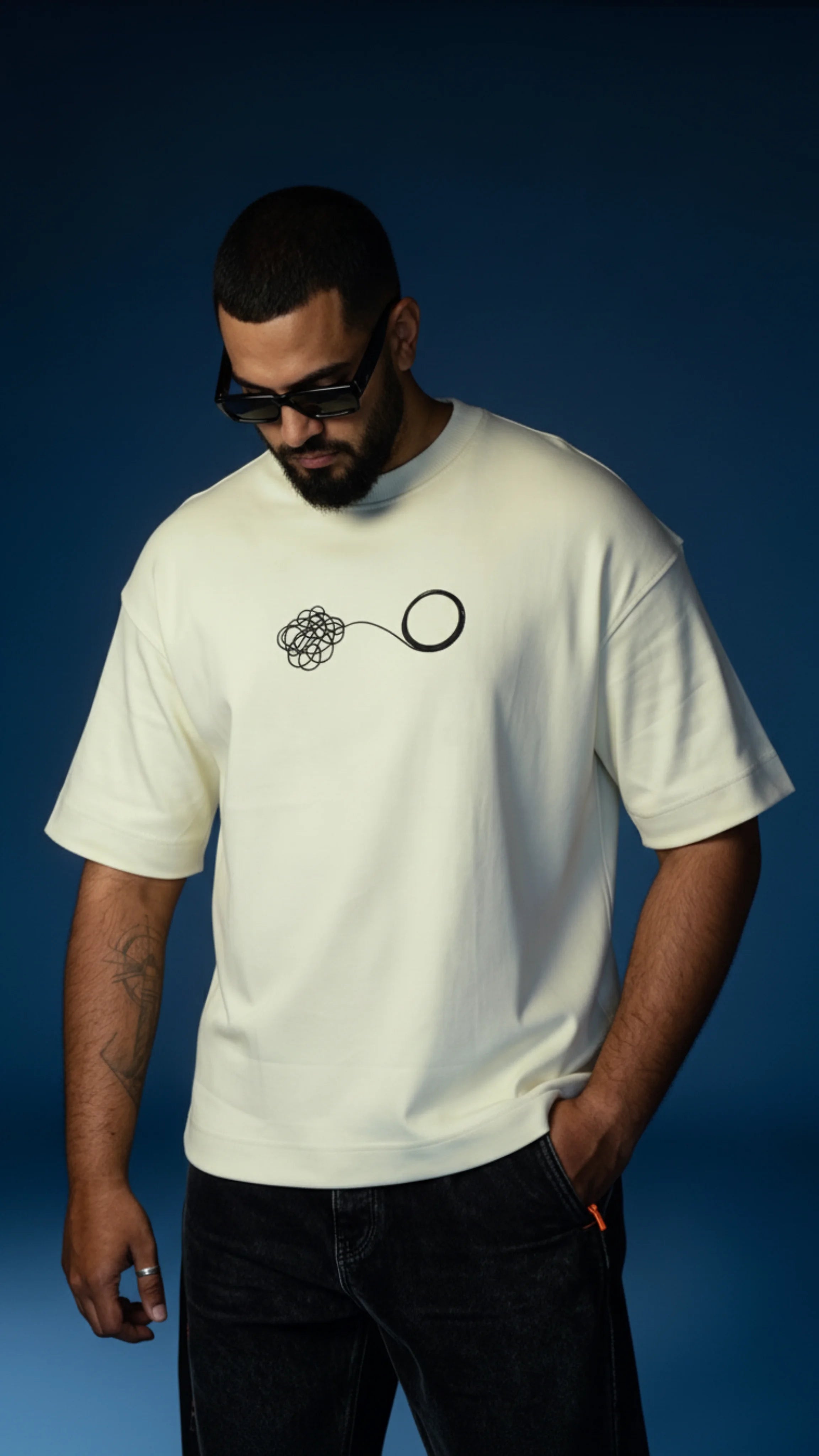 Calm and Chaos - Heavyweight T-shirt