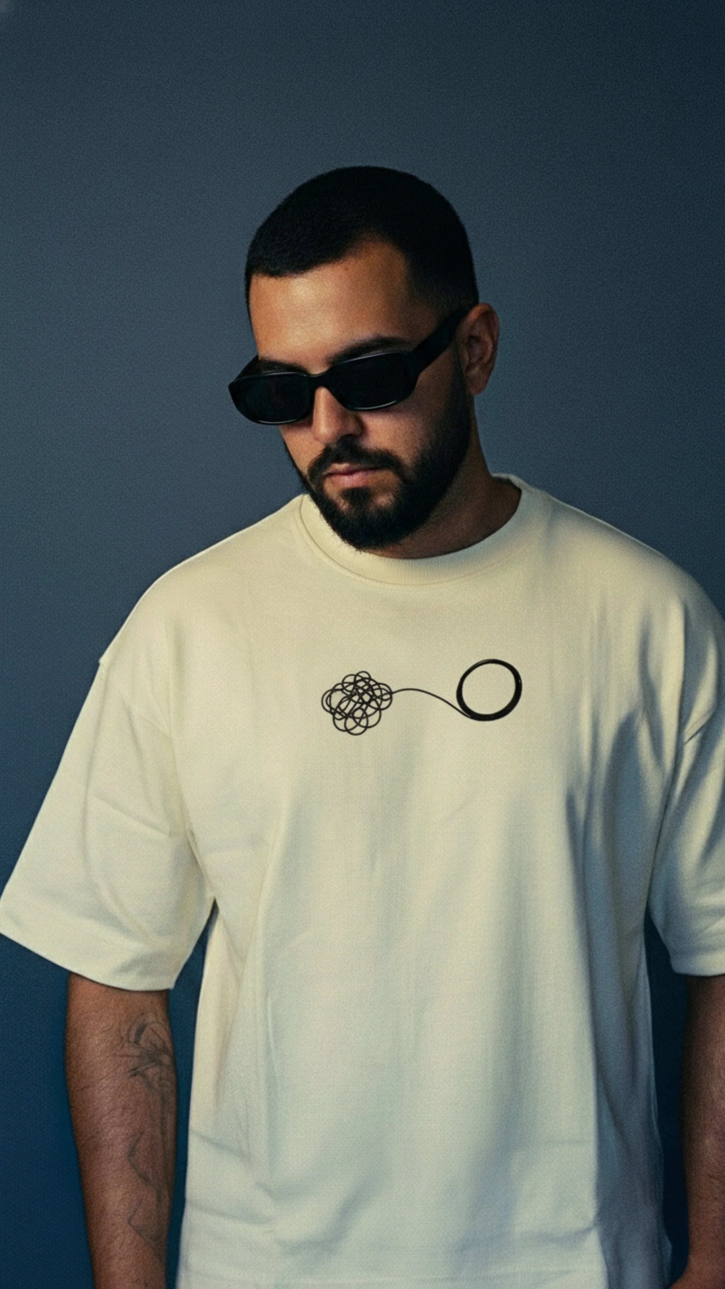 Calm and Chaos - Heavyweight T-shirt