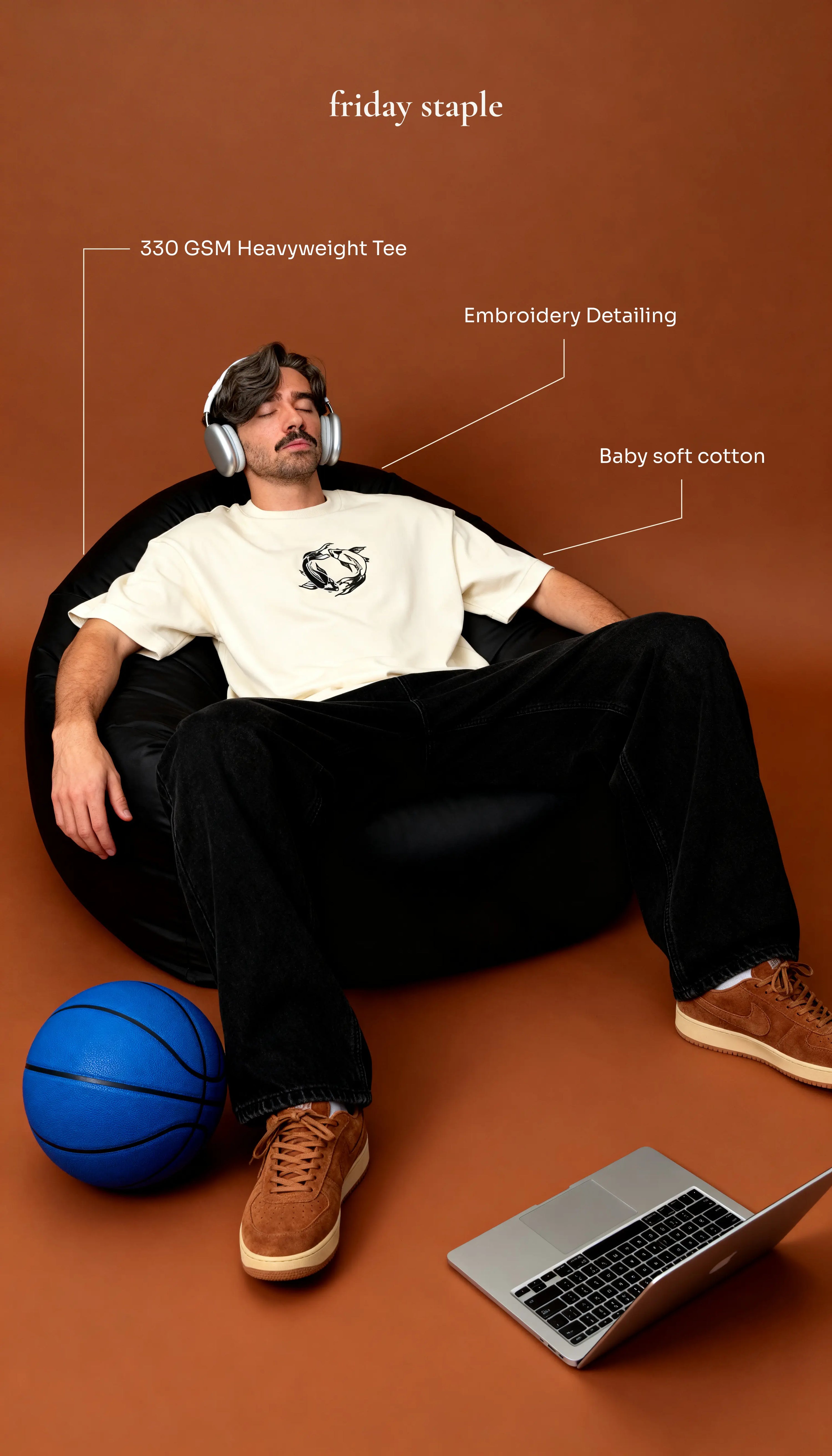 Balance - Heavyweight T-shirt - friday staple -  5